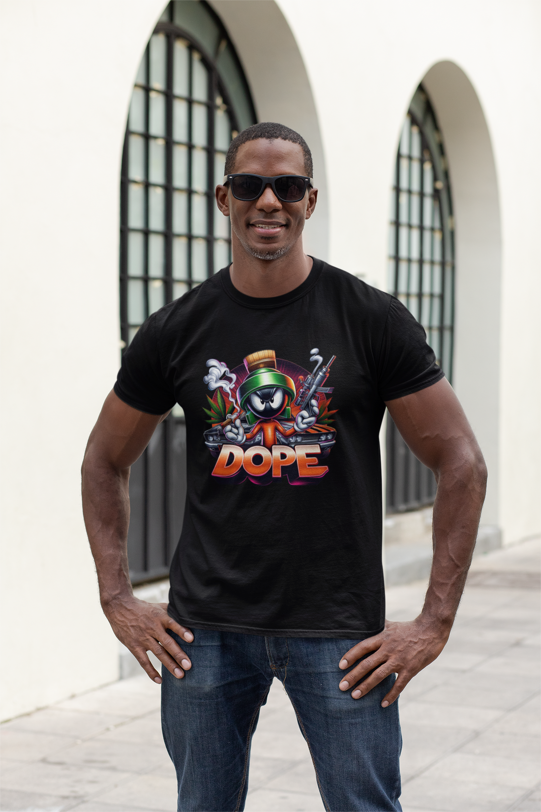 Marvin the Martian Urban Retro Dope Tee
