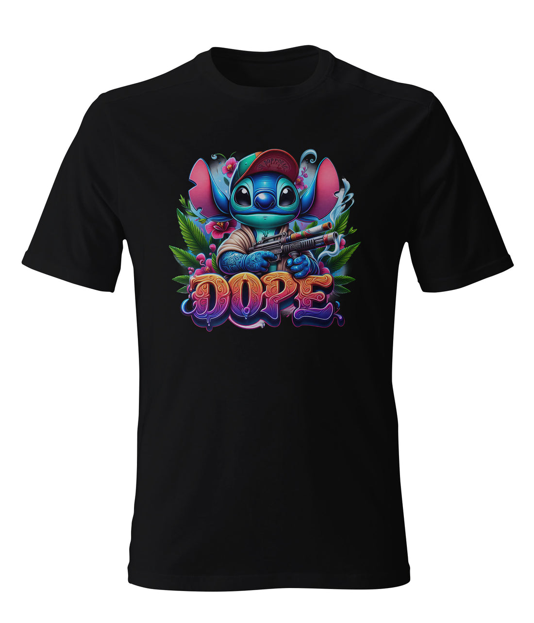 Guns out Stitch Dope Tee
